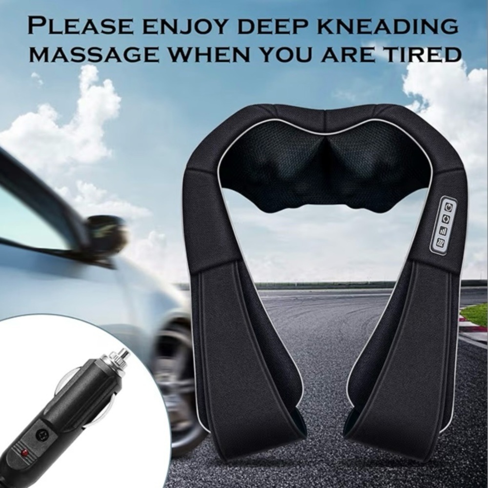 New Black Shiatsu Neck and Shoulder Massager - Picture 5 of 5